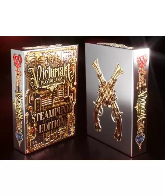 Victorian Steampunk Silver – Cărți de joc premium | Emagie.ro