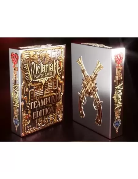 Victorian Steampunk Silver – Cărți de joc premium | Emagie.ro