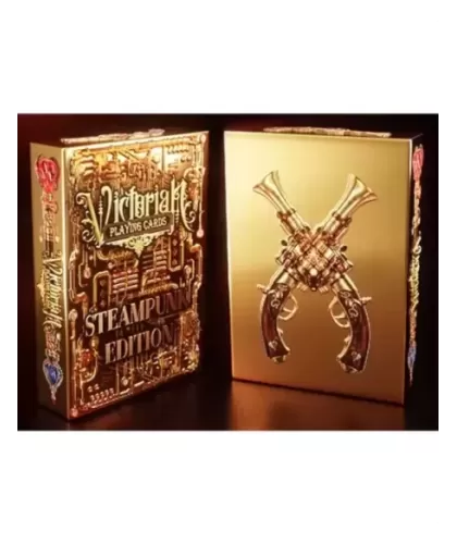 Victorian Steampunk Gold – Cărți de joc premium | Emagie.ro