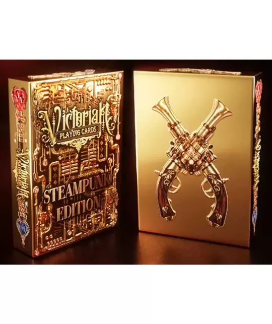 Victorian Steampunk Gold – Cărți de joc premium | Emagie.ro