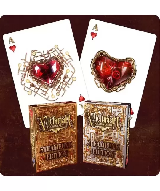 Victorian Steampunk Gold – Cărți de joc premium | Emagie.ro