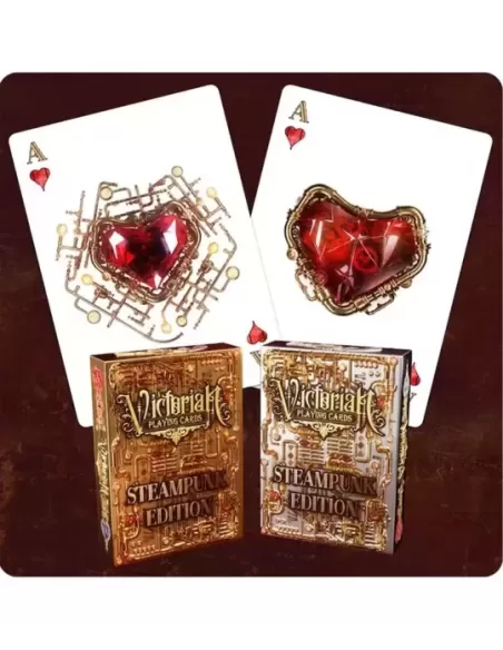 Victorian Steampunk Gold – Cărți de joc premium | Emagie.ro