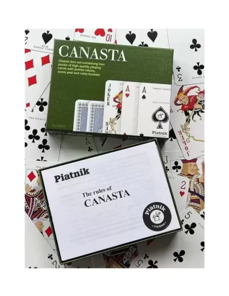 Carti de joc Canasta, Piantik, Set de 2 pachete