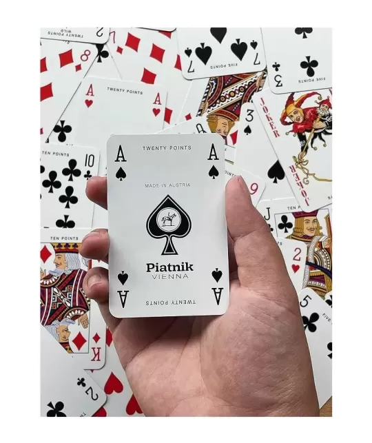 Carti de joc Canasta, Piantik, Set de 2 pachete