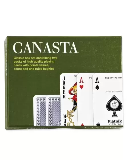 Carti de joc Canasta, Piantik, Set de 2 pachete