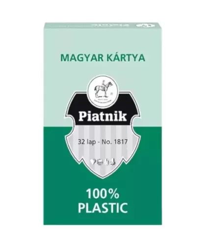 Carti de joc Unguresti, 100% plastic, Piatnik