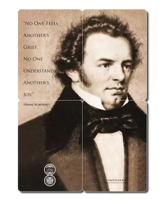 Franz Schubert Composers – Cărți de joc premium | Emagie.ro