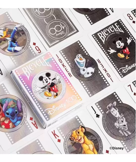 Bicycle Disney 100 Anniversary – Cărți de joc premium | Emagie.ro