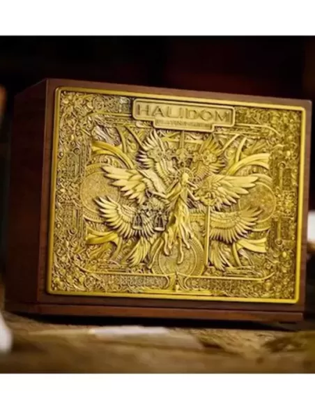 Halidom Deluxe Walnut Boxed Set – Cărți de joc premium | Emagie.ro