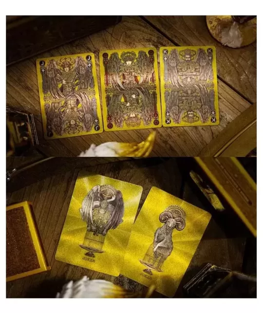 Halidom Deluxe Walnut Boxed Set – Cărți de joc premium | Emagie.ro