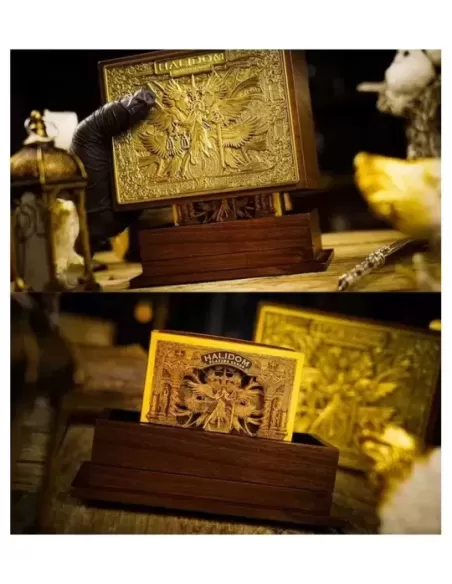 Halidom Deluxe Walnut Boxed Set – Cărți de joc premium | Emagie.ro