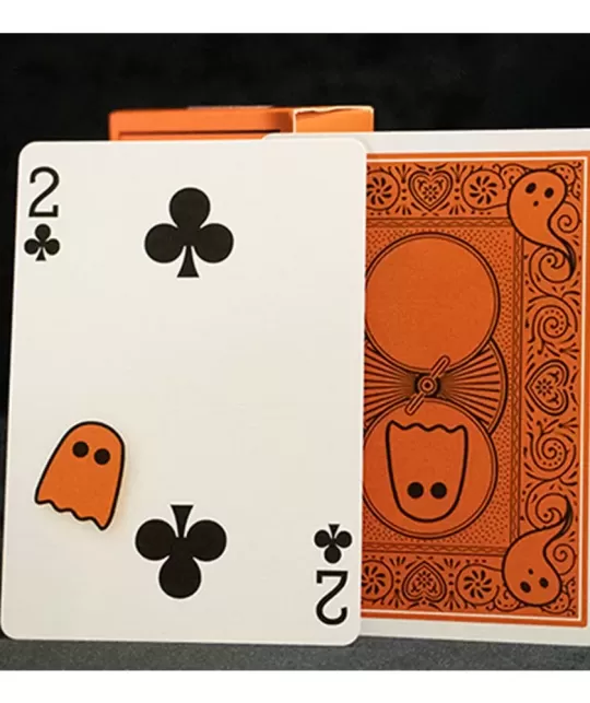 Bicycle Boo Orange – Cărți de joc premium | Emagie.ro