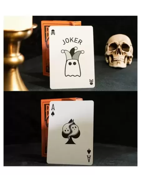 Bicycle Boo Orange – Cărți de joc premium | Emagie.ro