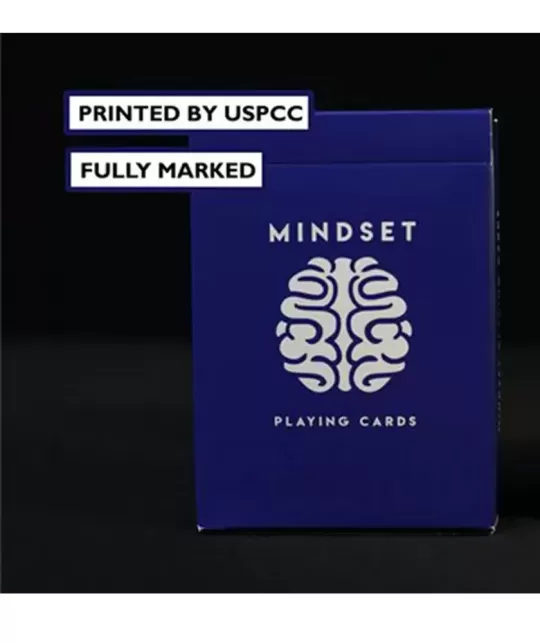 Mindset Blue Marked – Premium Playing Cards | Emagie.ro