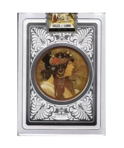 Mucha Princess Hyacinth Silver – Cărți de joc premium | Emagie.ro 2