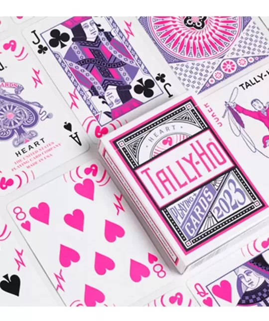 Tally Ho Circle Back Heart – Premium Playing Cards | Emagie.ro
