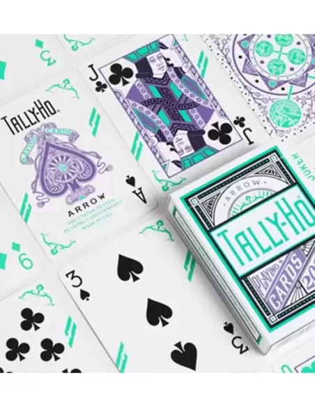 Tally Ho Fan Back Arrow – Premium Playing Cards | Emagie.ro