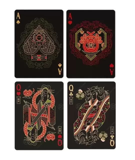 Densho Green – Premium playing cards | Emagie.ro