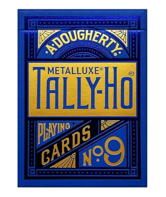 Tally Ho Blue Circle MetalLuxe – Cărți de joc premium | Emagie.ro