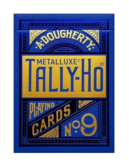 Tally Ho Blue Circle MetalLuxe – Cărți de joc premium | Emagie.ro