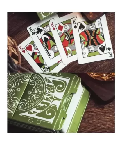 Smoke & Mirrors V8, Green Deluxe Edition – Cărți de joc premium | Emagie.ro