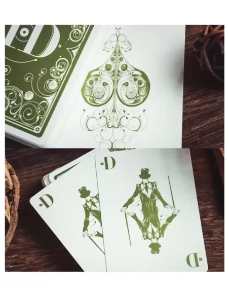 Smoke & Mirrors V8, Green Deluxe Edition – Cărți de joc premium | Emagie.ro