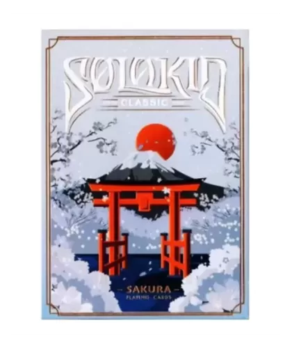 Solokid Sakura Blue – Cărți de joc premium | Emagie.ro
