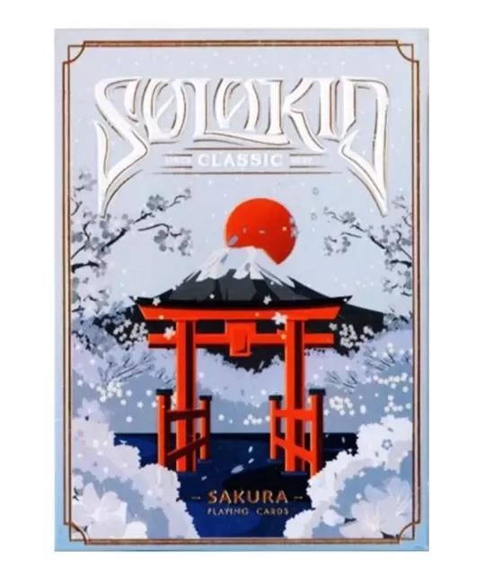 Solokid Sakura Blue – Cărți de joc premium | Emagie.ro