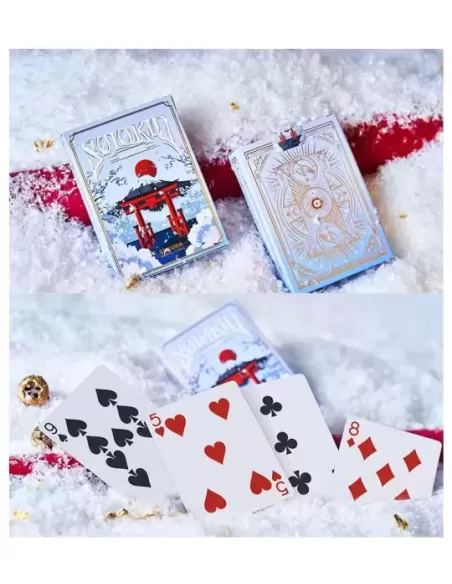 Solokid Sakura Blue – Cărți de joc premium | Emagie.ro