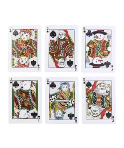 Bicycle Snowman Red – Premium Playing Cards | Emagie.ro 2