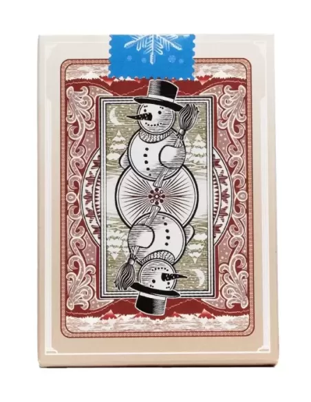 Bicycle Snowman Red – Cărți de joc premium | Emagie.ro