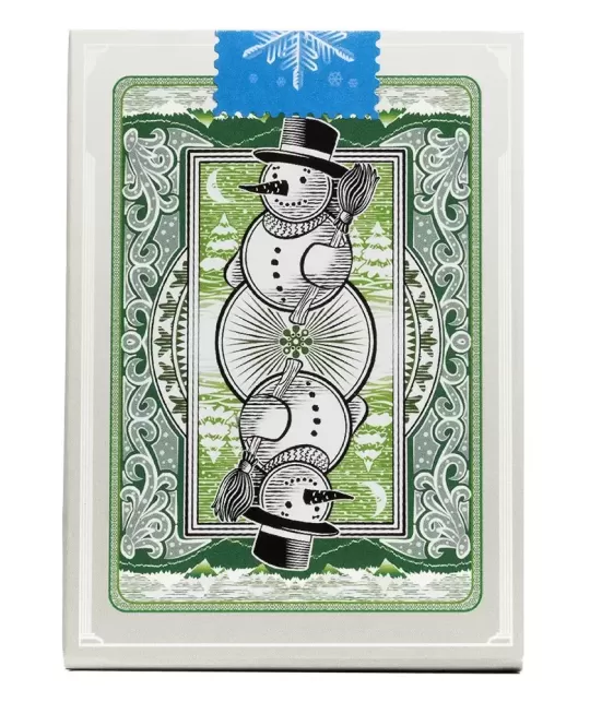 Bicycle Snowman Green – Cărți de joc premium | Emagie.ro