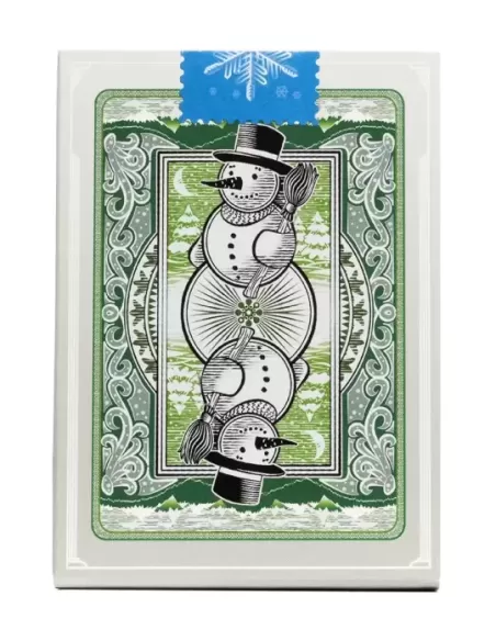 Bicycle Snowman Green – Cărți de joc premium | Emagie.ro