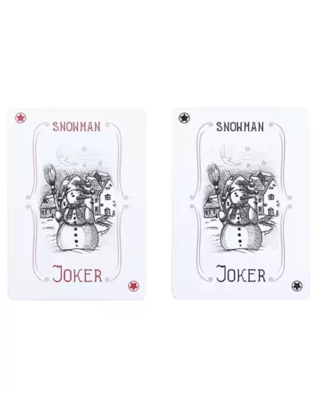 Bicycle Snowman Green – Cărți de joc premium | Emagie.ro