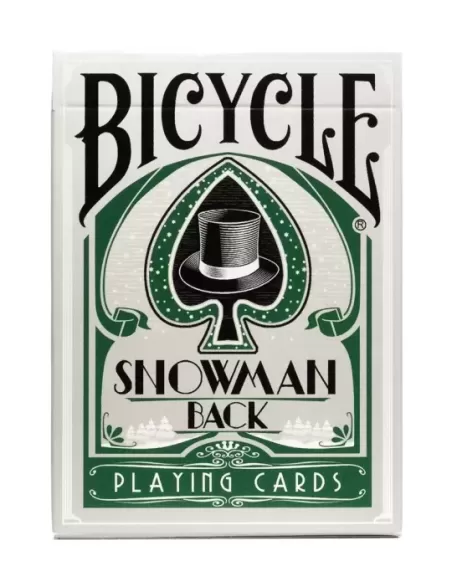 Bicycle Snowman Green – Cărți de joc premium | Emagie.ro