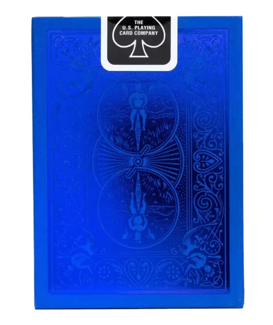 Bicycle Metalluxe Blue – Cărți de joc premium | Emagie.ro