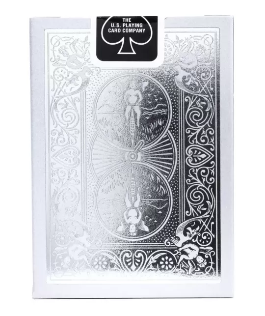 Bicycle Metalluxe Silver – Cărți de joc premium | Emagie.ro