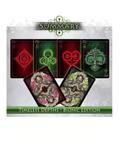 Timeless Depths Dark Bionic Edition – Premium Playing Cards | Emagie.ro