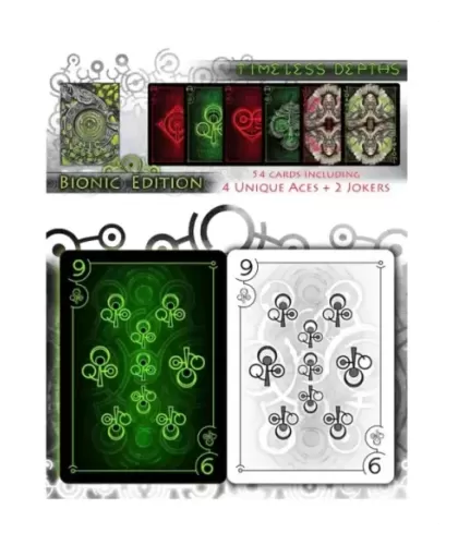 Timeless Depths Dark Bionic Edition – Premium Playing Cards | Emagie.ro 2