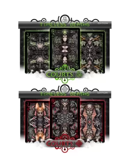 Timeless Depths Dark Bionic Edition – Premium Playing Cards | Emagie.ro