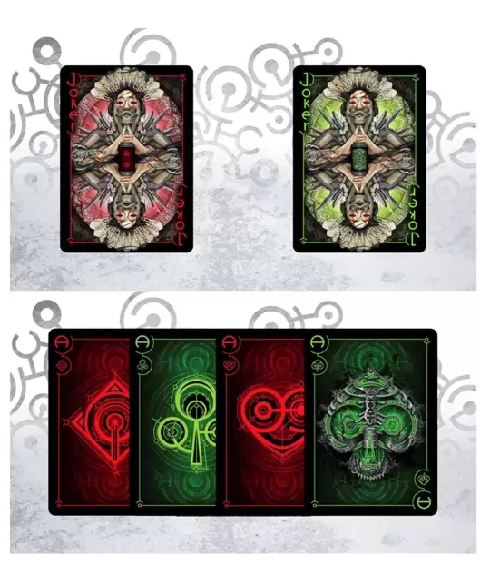 Timeless Depths Dark Bionic Edition – Premium Playing Cards | Emagie.ro