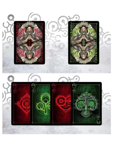 Timeless Depths Dark Bionic Edition – Premium Playing Cards | Emagie.ro