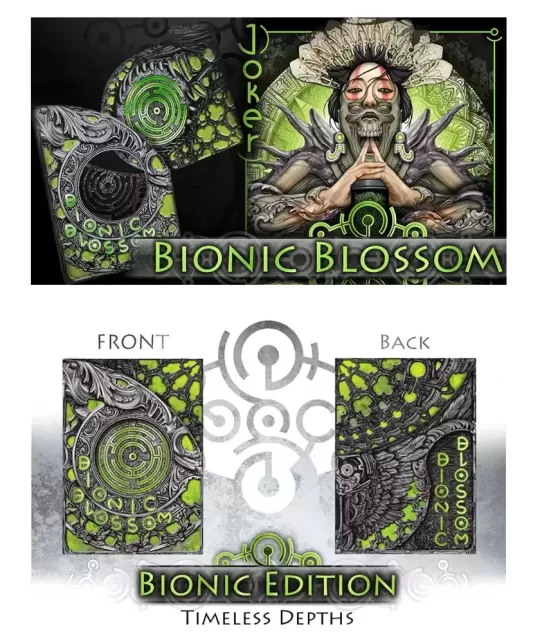 Timeless Depths Dark Bionic Edition – Premium Playing Cards | Emagie.ro
