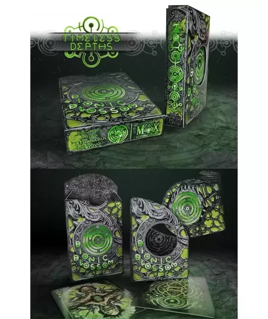 Timeless Depths Dark Bionic Edition – Premium Playing Cards | Emagie.ro