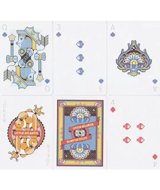 Bicycle Little Atlantis Day – Premium Playing Cards | Emagie.ro