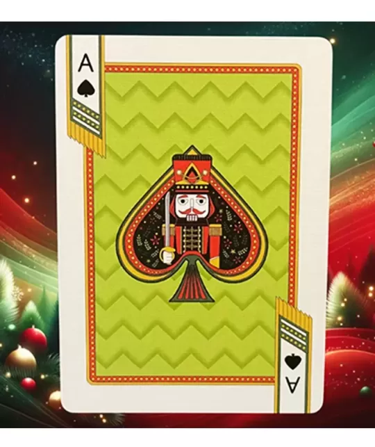 Bicycle Nutcracker Green – Premium playing cards | Emagie.ro