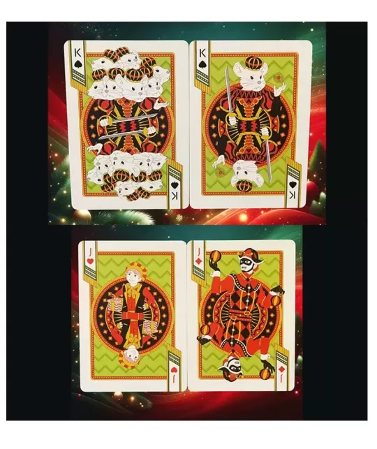 Bicycle Nutcracker Red – Premium Playing Cards | Emagie.ro