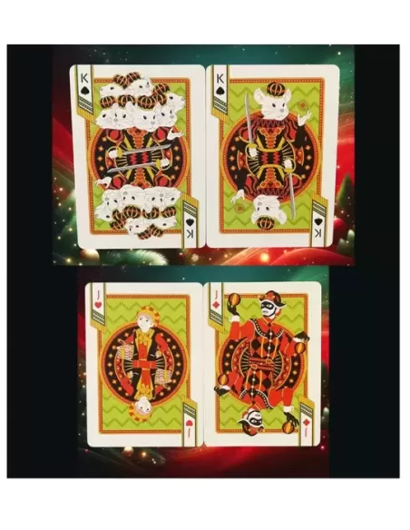 Bicycle Nutcracker Red – Premium Playing Cards | Emagie.ro