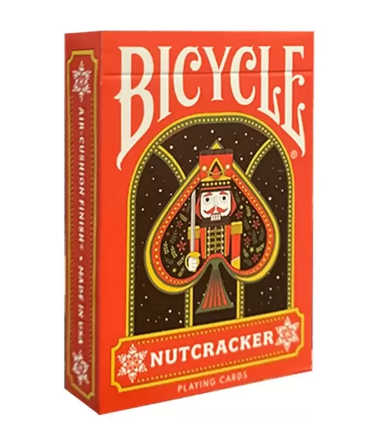 Bicycle Nutcracker Red – Premium Playing Cards | Emagie.ro