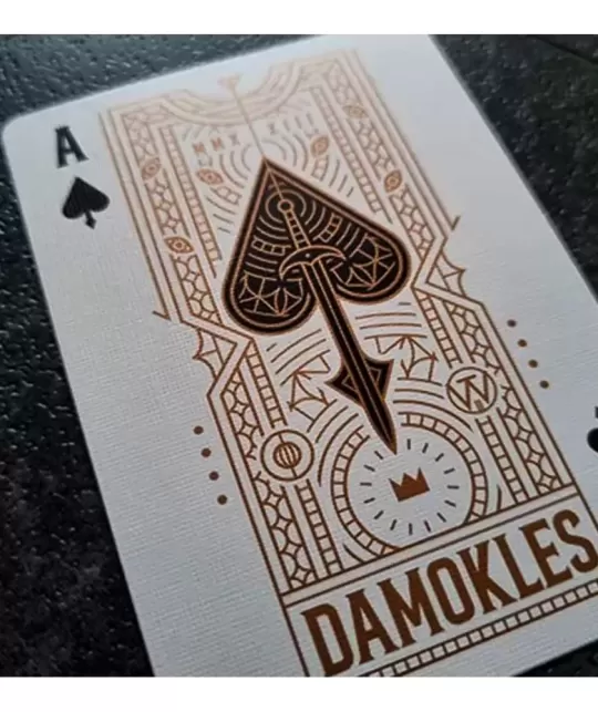 Damokles Cuprum by Giovanni Meroni – Premium playing cards | Emagie.ro
